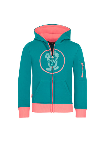 Trollkids Sweatjacke Sortland in ocean green