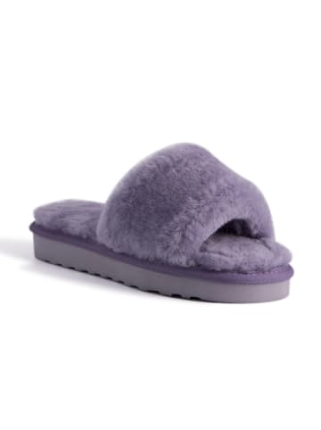 Aus Wooli Slipper Rosebay in Lilac