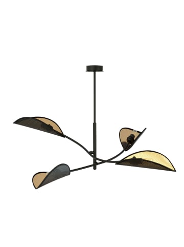 Licht-Erlebnisse Deckenlampe (B)102 x (L)102 x (H)51 cm in Schwarz Gold