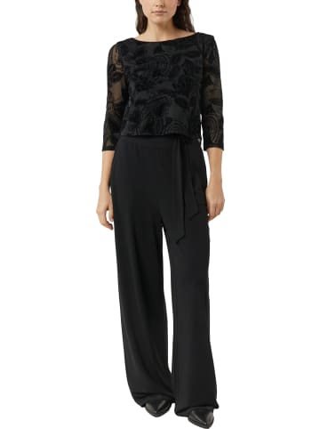 comma Jumpsuit in schwarz