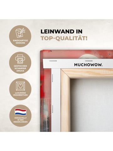 MuchoWow Leinwand bilder Silhouette Liebe (BxH)