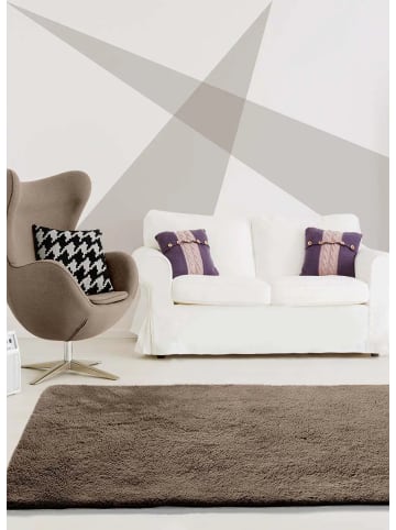 Atticgo Waschbarer Hochflor-Teppich ALPACA in nerz