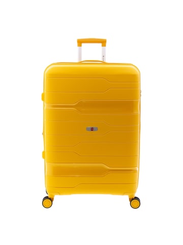 Gladiator 3800 4 Rollen Trolley 77 cm mit Dehnfalte in turmeric