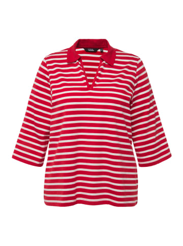Ulla Popken Poloshirt in salsa