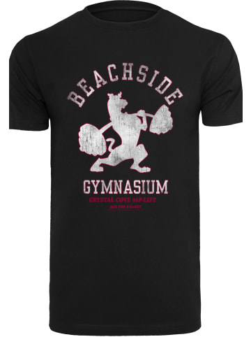 F4NT4STIC T-Shirt Scooby Doo Beachside Gym Lifting Bodybuilding in schwarz