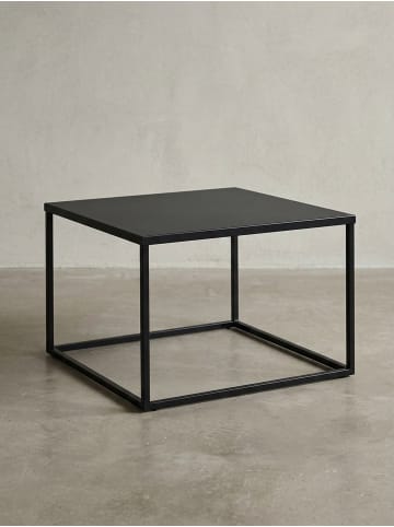 KADIMA DESIGN Couchtisch Industrial | Metall Schwarz, 60x60cm, Quadratisch in Schwarz