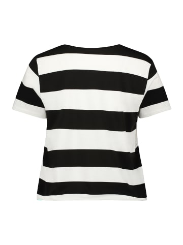 Betty Barclay Ringelshirt mit Tunnelzug in Schwarz/Weiß