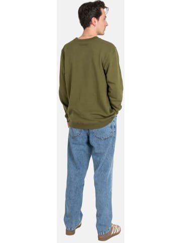 Reell Pullover "Staple Terry Crewneck" in Grün