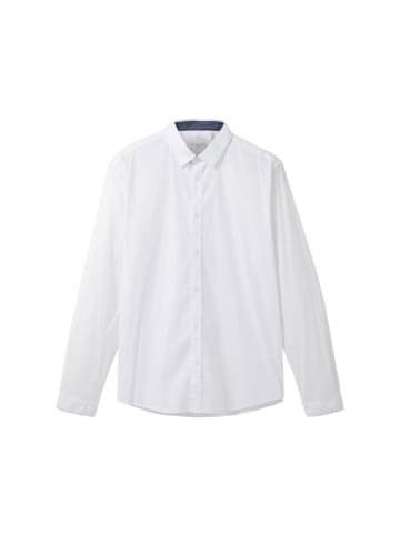 Tom Tailor Langarmhemd in white