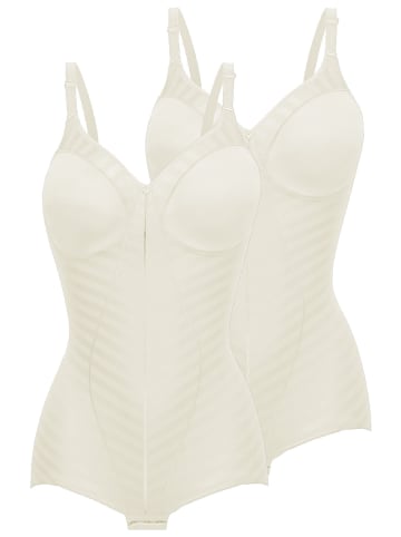 Felina 2er Pack Body ohne Bügel in champagner champagner