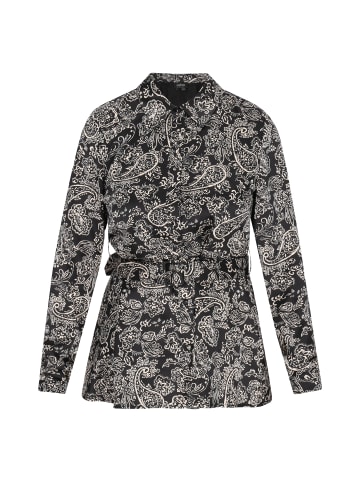 usha BLACK LABEL Women Blouse in black cream