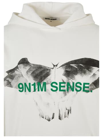 9N1M SENSE Kapuzenpullover in offwhite