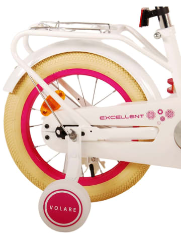 Volare Kinderfahrrad  Excellent, 14  Zoll in weiß
