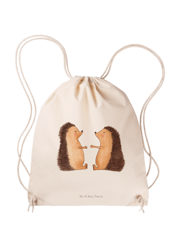 Mr. & Mrs. Panda gymnastiktasche Igel Liebe ohne Spruch in Creme