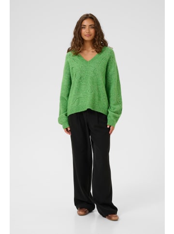 CULTURE Strickpullover CUtoby Relaxed fit in Mint Green Melange