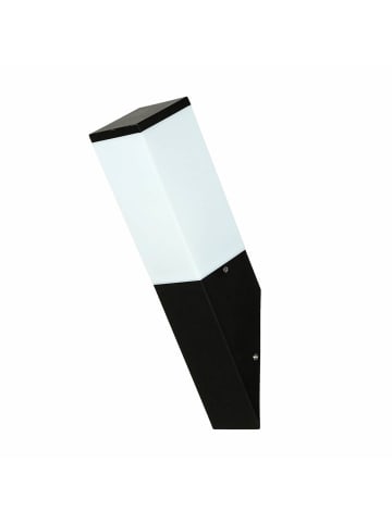 Licht-Erlebnisse Außen Wandlampe (B)8 x (L)8 x (H)37 cm in Schwarz Weiß