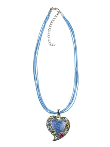 collezione alessandro Kurze Kette " Barcelona " in blau