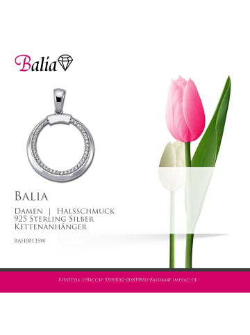 BALIA Anhänger Silber 925 Sterling Silber Round Kettenanhänger