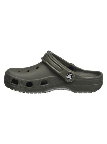 Crocs Pantoletten 'Classic Clog' in dunkelgrün