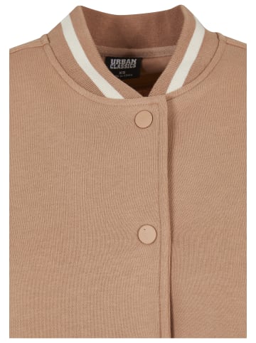Urban Classics College Jacket in amber/whitesand