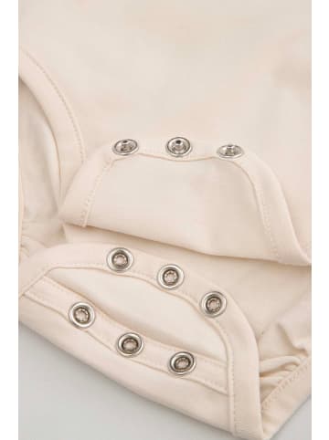 Coccodrillo Wickelbody mit langen Ärmeln in ecru