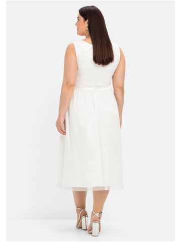 sheego Abendkleid in offwhite