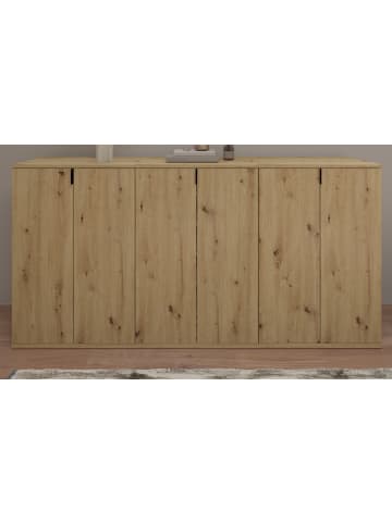 Inn.Furn Sideboard Eiche Artisan 183 cm, Kommode mit viel Stauraum