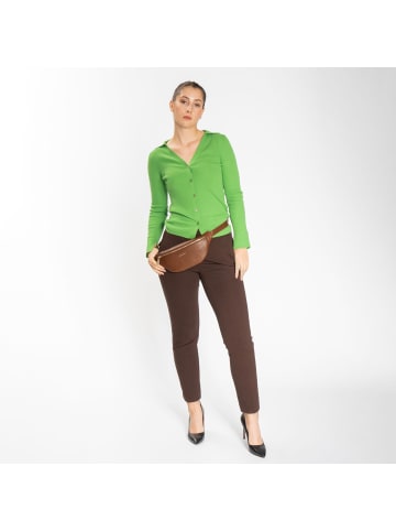 Lazarotti Bologna Leather Gürteltasche Leder 31 cm in brown