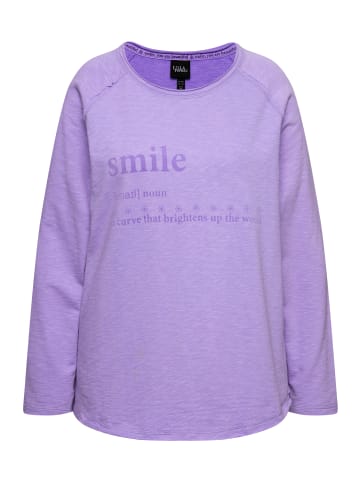 Ulla Popken Sweatshirt in helllila