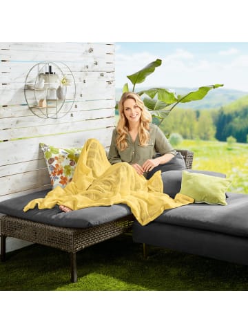 Erwin Müller Baumwolle Sommerdecke Trient in gelb