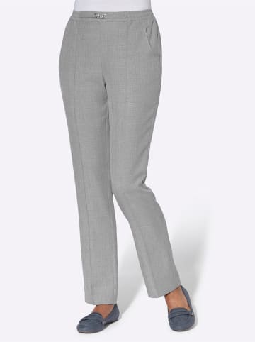 WITT WEIDEN Schlupfhose in steingrau-meliert