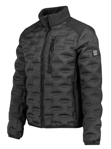Sublevel Steppjacke mit Reißverschlusstaschen und Stehkragen in Schwarz