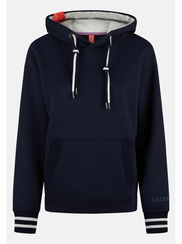Salzhaut Hoodie für Damen in marineblau
