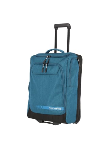 travelite Kick Off 2-Rollen Reisetasche 55 cm in petrol