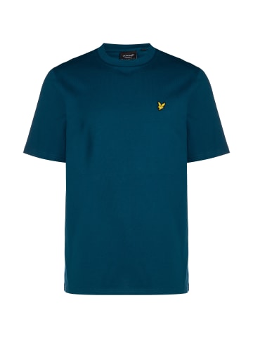 Lyle & Scott T-Shirt Skimap Graphic Print in blau / weiß