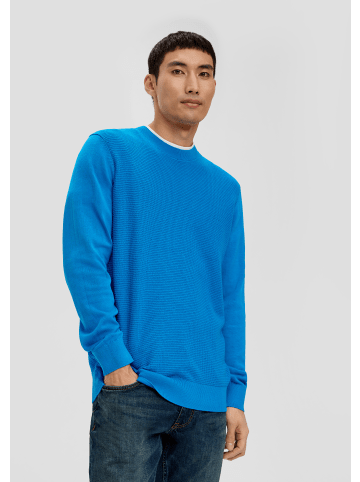 s.Oliver Strickpullover langarm in Blau