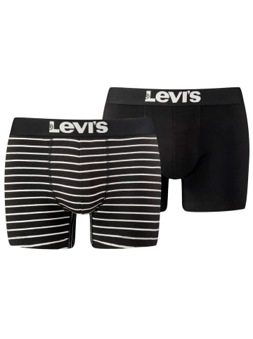 Levi´s Boxershorts 2er Pack in Schwarz