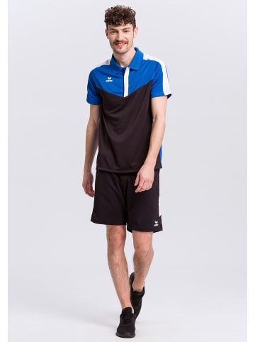 erima Herren Squad Poloshirt in new royal/schwarz/weiss