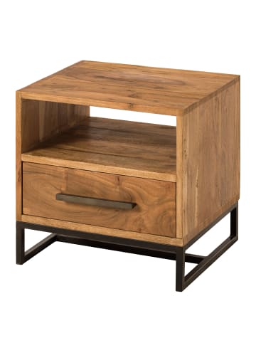 home24 Nachttisch WOODSON in Akazie Hellbraun