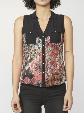 KOROSHI BLUSE in schwarz