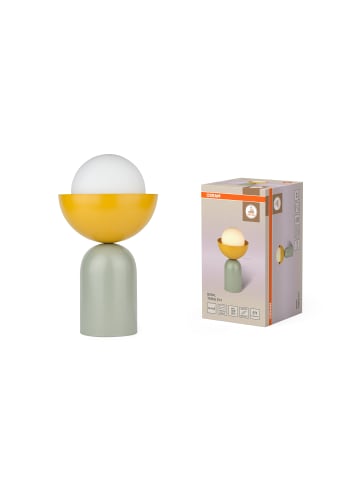 Osram Decor Bowl Tischleuchte E14 Grün/Gelb Glas 200mm