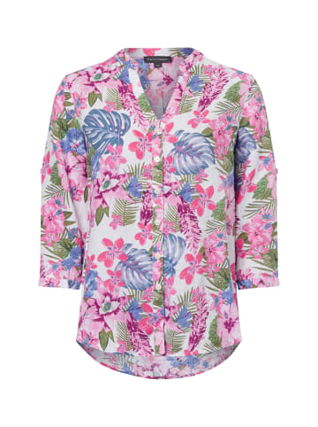 Franco Callegari Leinenbluse in altrosa mehrfarbig - 0072