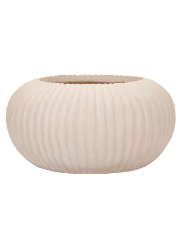 Mauro Ferretti Cremefarbene Magnesiumvase, ø 35 x 18 cm