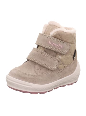 superfit Winterstiefel GROOVY 2.0 in Beige/Rosa