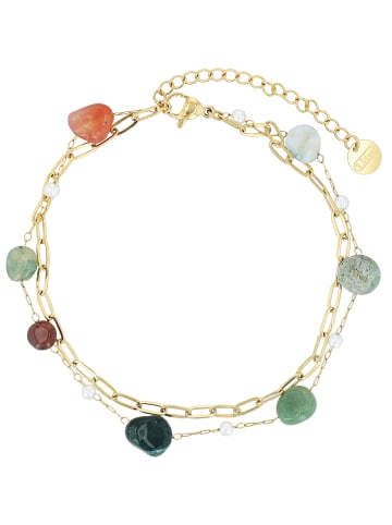 Adeliás Damen Fußkettchen – aus Edelstahl in silber