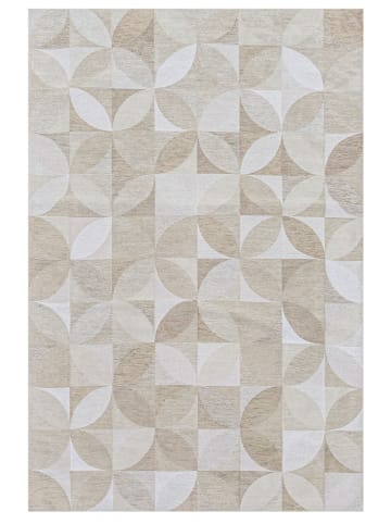 lola & moi Teppich Diamond in beige