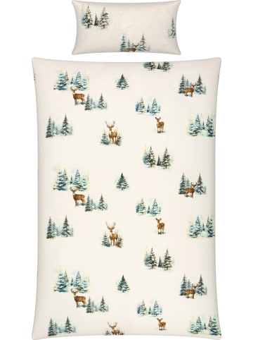 REDBEST Flanell Bettwäsche in weiß