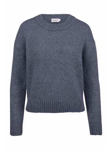 Hessnatur Hessnatur Pullover Relaxed aus Alpaka mit Bio-Baumwolle in graphitblau
