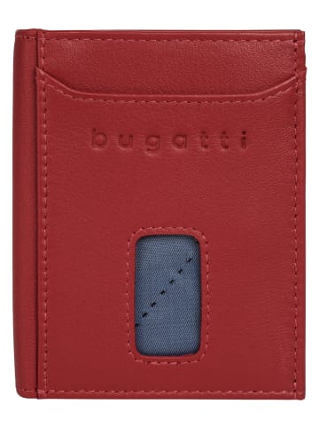 Bugatti Geldbörse SECURE SLIM echt Leder in rot