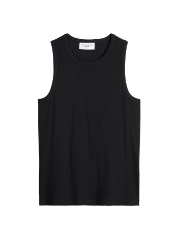 Marc O'Polo DENIM DfC Ripp-Tanktop slim in Schwarz